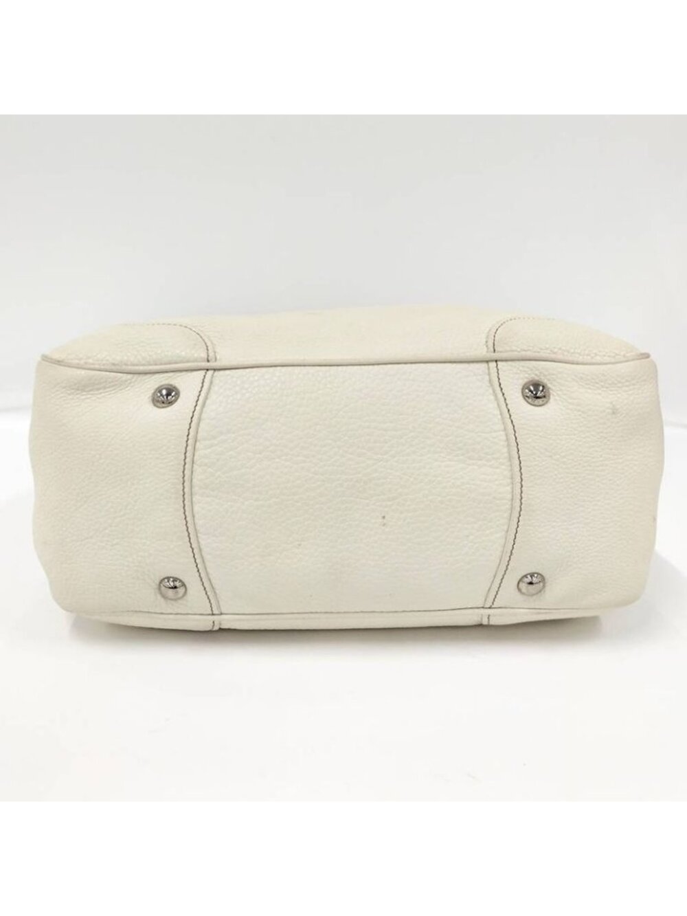 Prada 2-Way Tote Leather White - Picture 8 of 10